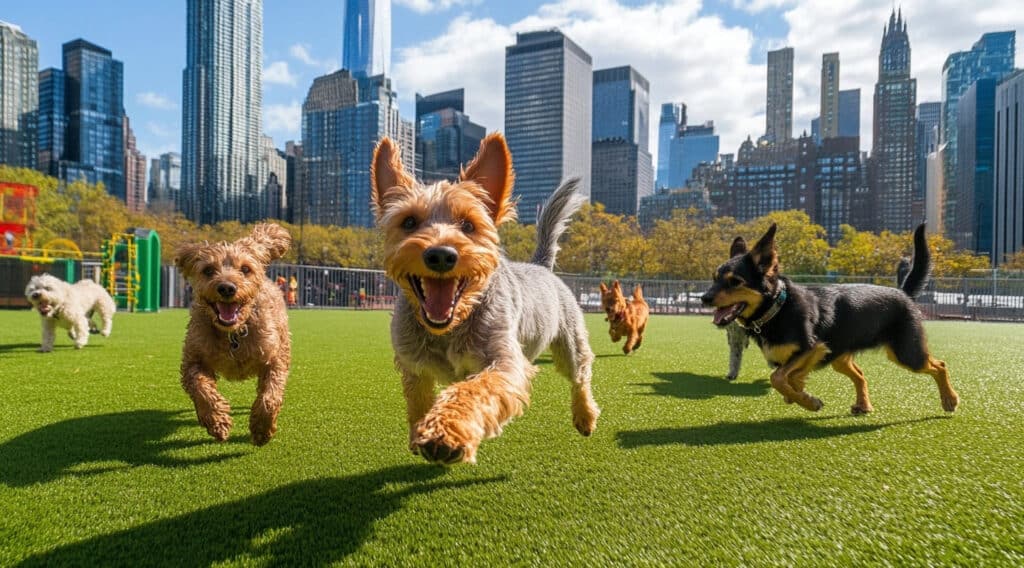 A medium-sized dog (around 30–60 pounds) typically needs 60–90 minutes of exercise per day.