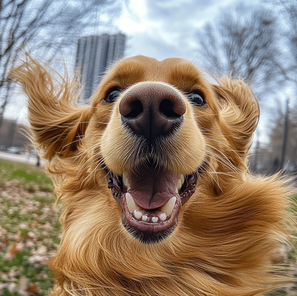 An Irving, Dallas Dog Walking Tale - Winter in the Park with Benny